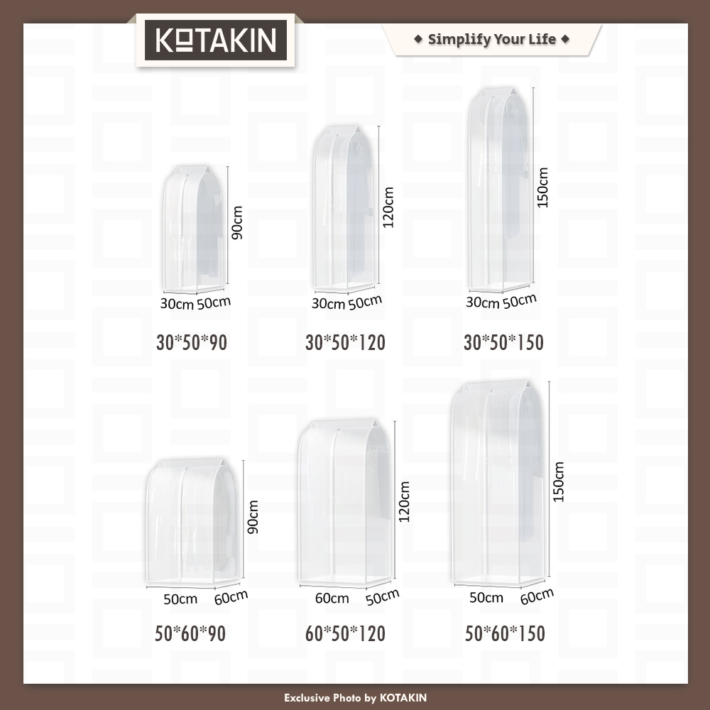 Cover Pelindung Baju Pakaian Anti Debu